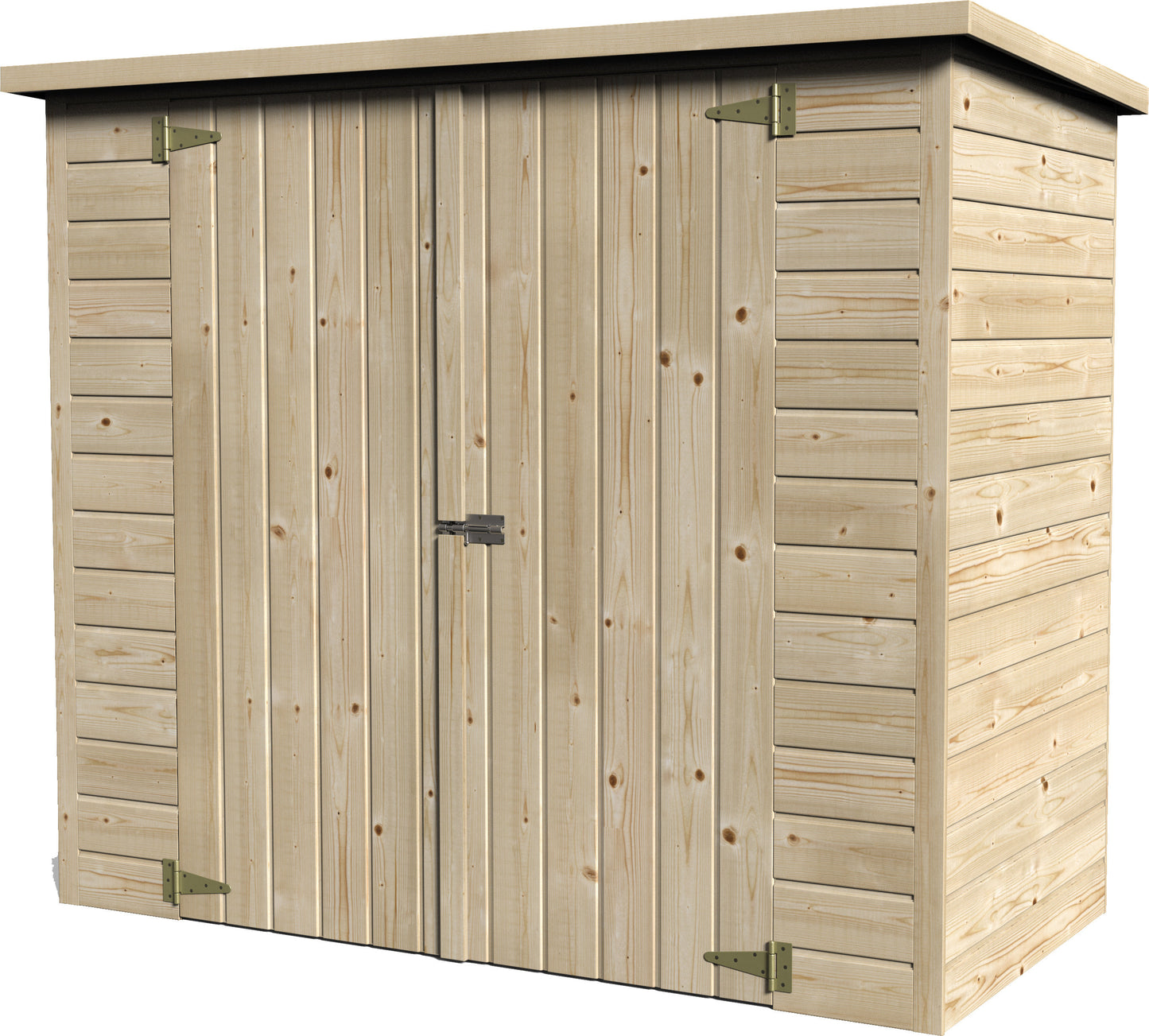 Fahrradgarage aus Holz