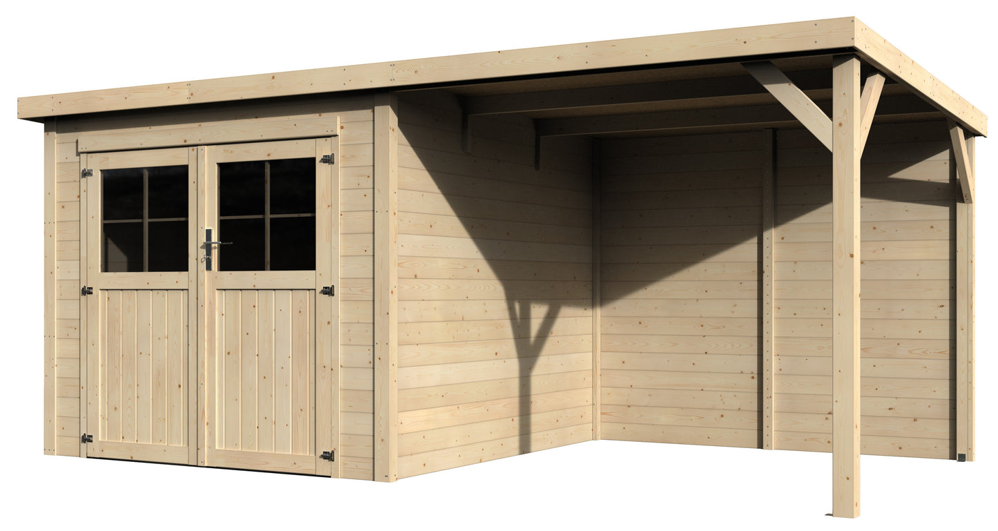 Gartenhaus Paradis Contact, 477 x 256 cm