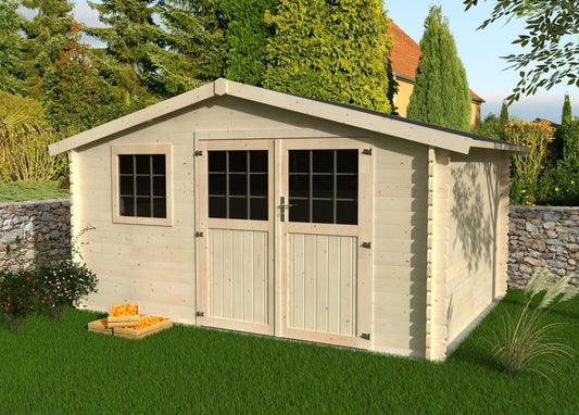 Gartenhaus aus Holz im Garten